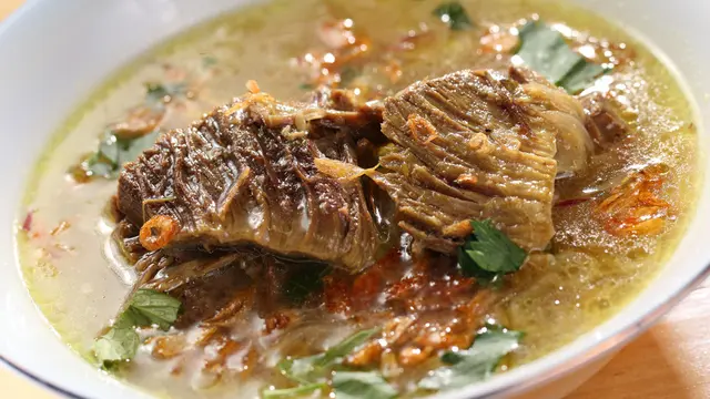 soto daging sop kuah bening