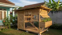 7 Model Kandang Ayam Bambu Modern Anti Bau dan Tidak Panas untuk Rumahan, Aman dari Diprotes Tetangga