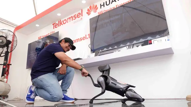 Deretan use case 5G dipamerkan Telkomsel di booth showcase Telkomsel di PON XXI 2024