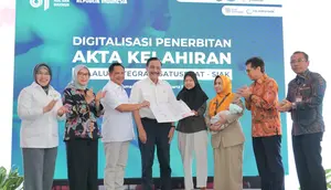 Pemerintah Luncurkan Digitalisasi Akta Kelahiran Terintegrasi Fasilitas Kesehatan