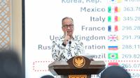 Menteri Perindustrian, Agus Gumiwang Kartasasmita. Kementerian Perindustrian kembali menggelar Ministerial Lecture dengan tema “Strategi Pembangunan Industri Nasional” di Jakarta, Selasa (26/8). Kegiatan ini merupakan rangkaian dari Penguatan Kompetensi Teknis Bidang Tugas (PKTBT) untuk Calon Pegawai Negeri Sipil (CPNS) di lingkungan Kemenperin.