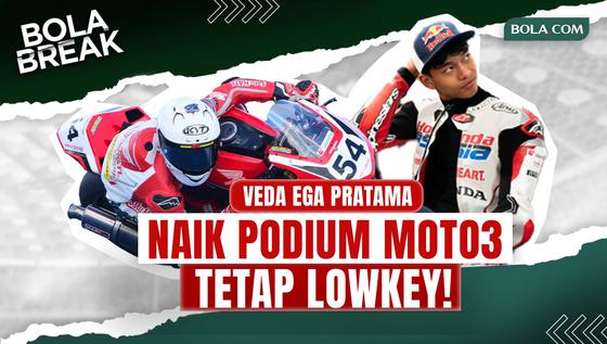 Sejarah Baru! Veda Ega Pratama Podium di Moto3 Brasil 2026, Sikapnya Bikin Salut