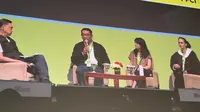 Ridwan Kamil dalam acara Indonesia Net-Zero Summit 2024 oleh FPCI di Jakarta, Sabtu (24/8/2024). (Liputan6/Benedikta Miranti)