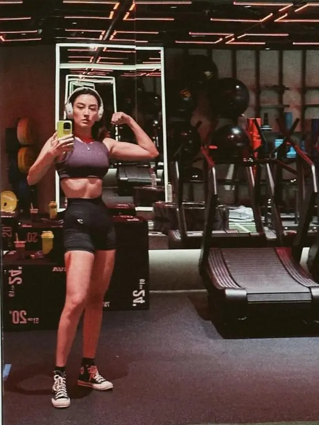 Natasha Ryder makin berotot (Instagram/natasharyder)