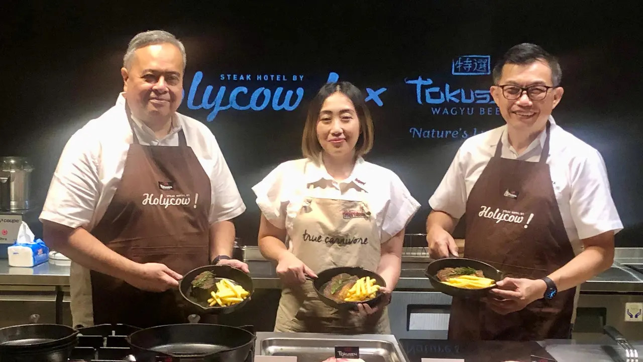 tiga jenis menu spesial steak dari wagyu lokal