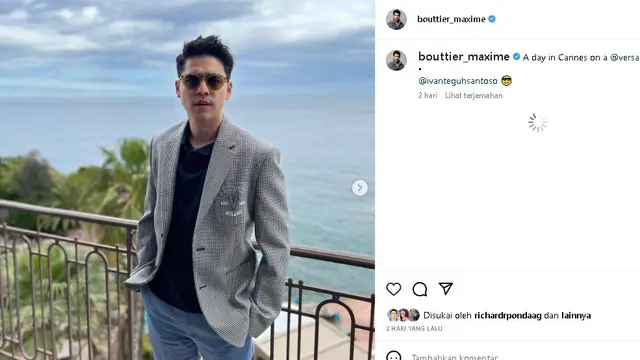 Maxime Bouttier saat berada di Cannes (Foto: instagram @maxime_bouttier)