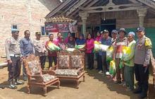 Polres Lampung Barat Salurkan Bantuan Darurat untuk Korban Angin Puting Beliung