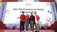 Acara "Win This Economy by being FUNanciallyFIT" bersama OCBC, dihadiri oleh Jeannette Erena Kristy Tampi, Marketing Communication Division Head OCBC, Inggit Primadevi, Director Strategic Analytics & Insights NielsenIQ (NIQ) Indonesia, dan Lutfi Afansyah, Content Creator pada hari Jum'at (12/9/2025).