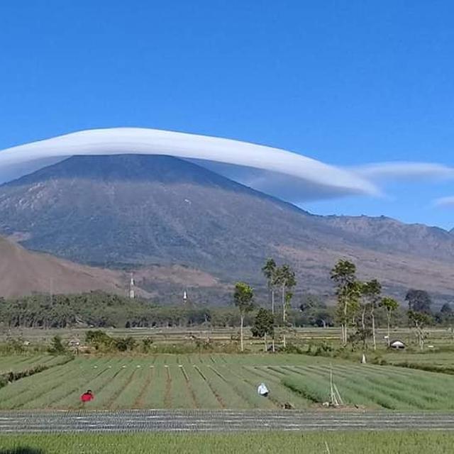 Fakta Fakta Tentang Fenomena Topi Awan Di Puncak Gunung Rinjani
