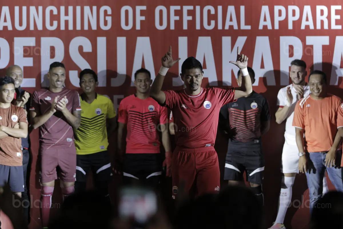 Persija Jakarta, Launching Apparel Persija, Bola.com, Bambang Pamungkas