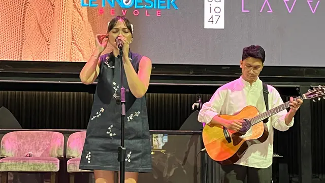 Konferensi Pers Jolene Marie dengan Single Baru 'Merindu' di Lavva Lounge (Dok/Fimela.com/Rianti Fitri Wulandari)