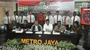 Dir ResKrimsus Polda Metro Jaya Kombes Pol Iwan Kurniawan dan Kabid Humas Kombes Argo Yuwono, Ketua Lembaga Perlindungan Anak Indonesia (LPAI) Seto Mulyadi, Ketua KPAI Susanto serta perwakilan Kemenkominfo saat rilis kasus pornografi anak di Jakarta, Senin (29/7/2019). (merdeka.com/Iqbal S Nugroho)