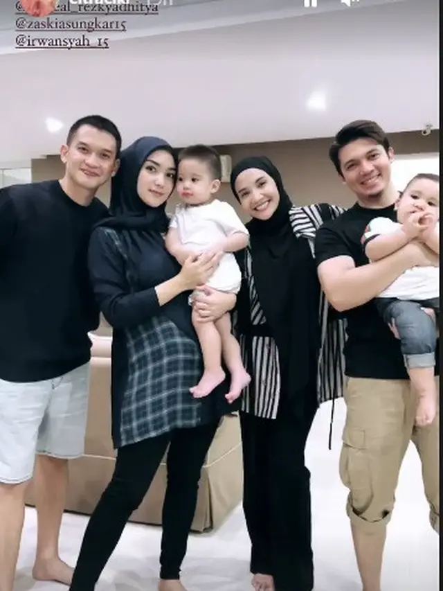 Playdate Athar anak Citra Kirana dan Ukkasya putra Zaskia Sungkar (Foto: Instagram/@citraciki)