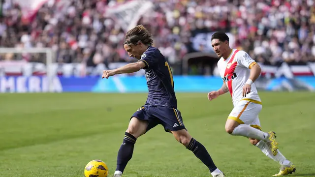 Real Madrid dipaksa bermain imbang 1-1 oleh Rayo Vallecano di ajang LaLiga
