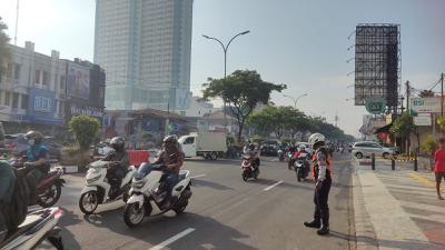 Atasi Macet, Dishub Depok Uji Coba Pembatasan U-Turn di Jalan Kartini