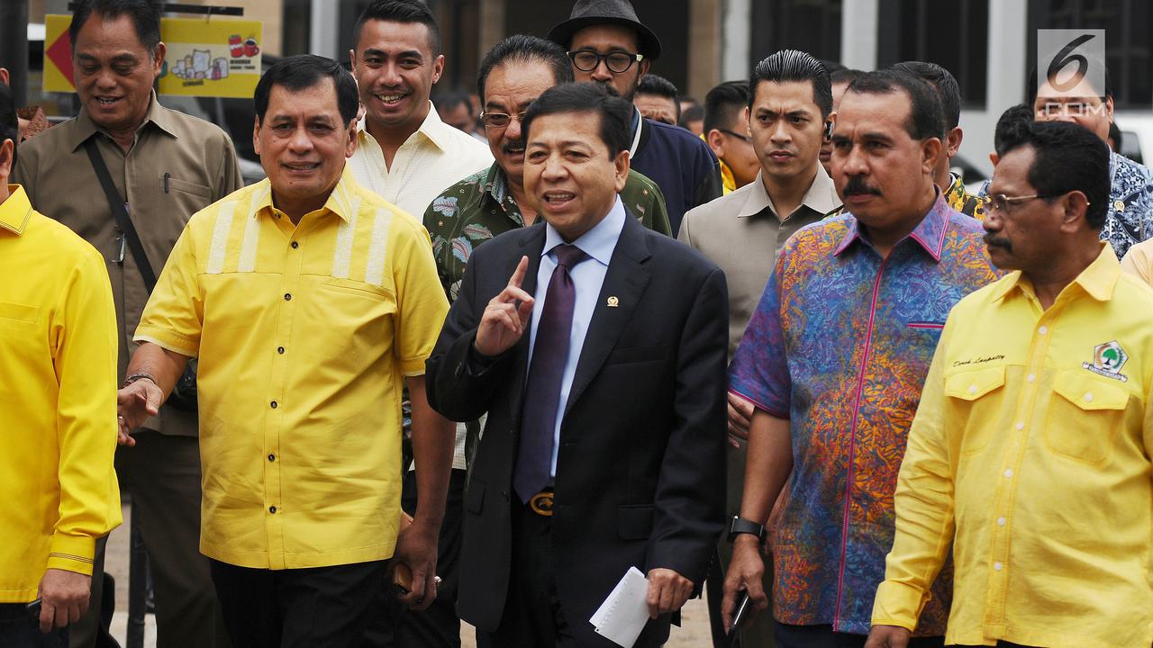  Setya Novanto Pimpin Rapat Pleno DPP Partai Golkar