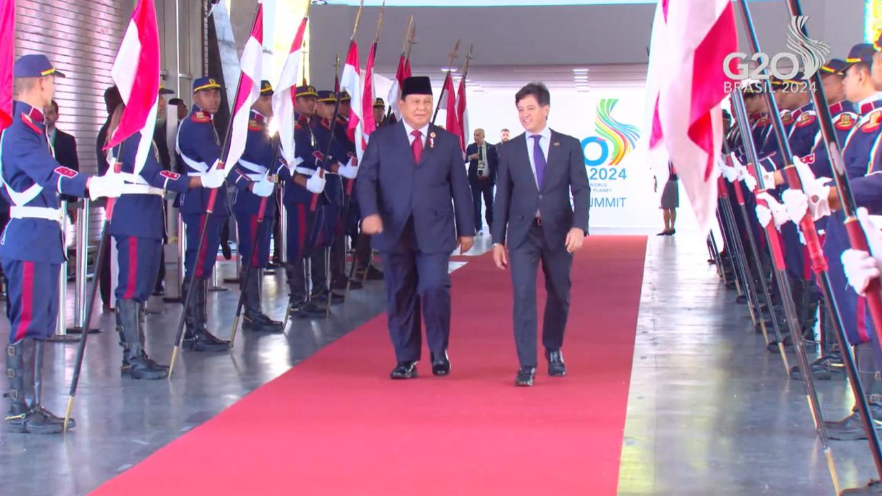 Prabowo Bicara Program Makan Siang Bergizi ke Pimpinan Negara G20 di Brasil
