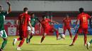 PSS Sleman mencoba sekuat tenaga untuk membalas pada babak kedua. Tim berjulukan Elang Jawa itu menyerang total pertahanan Persija. (Dok. Persija Jakarta)