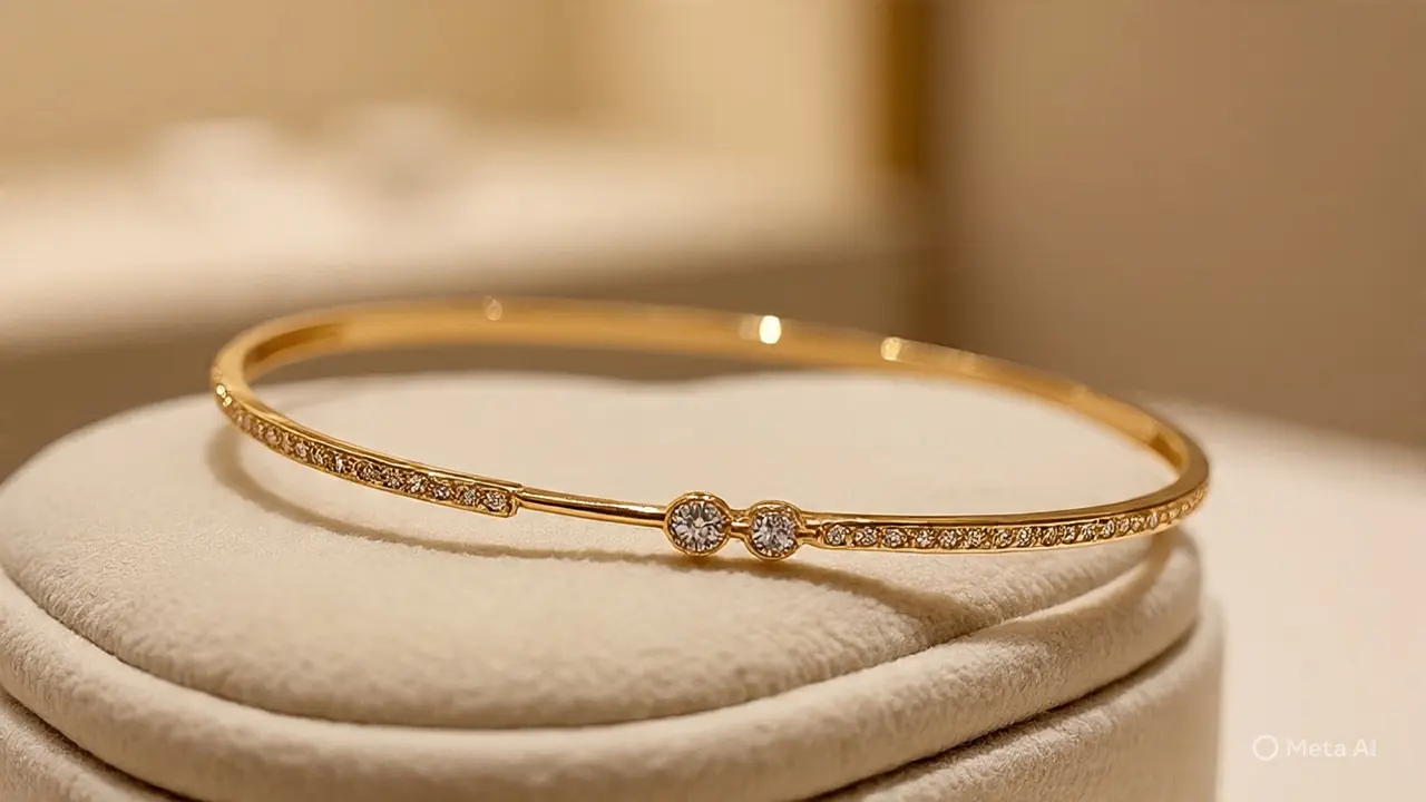 Model Gelang Emas Bangle Mewah 2025
