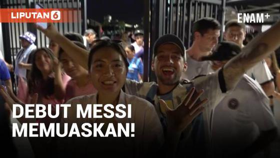 VIDEO: Fans Bahagia Debut Messi di Inter Miami Memuaskan