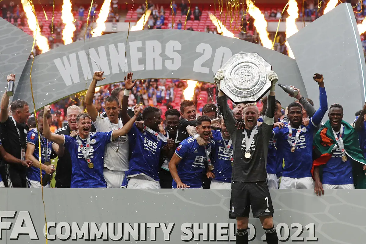 Foto: Leicester City Juarai Community Shield 2021 setelah Menang Tipis atas Manchester City