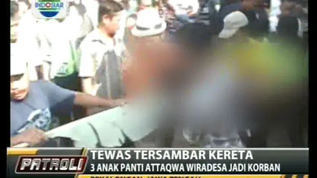 Tewas Tersambar Kereta, 3 Anak Panti Attaqwa Jadi Korban