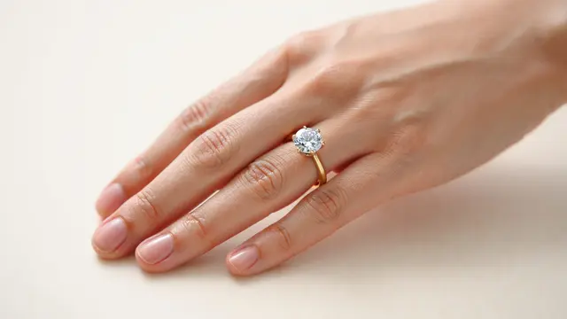 Model Cincin Berlian Emas Kuning/Ilustrasi AI