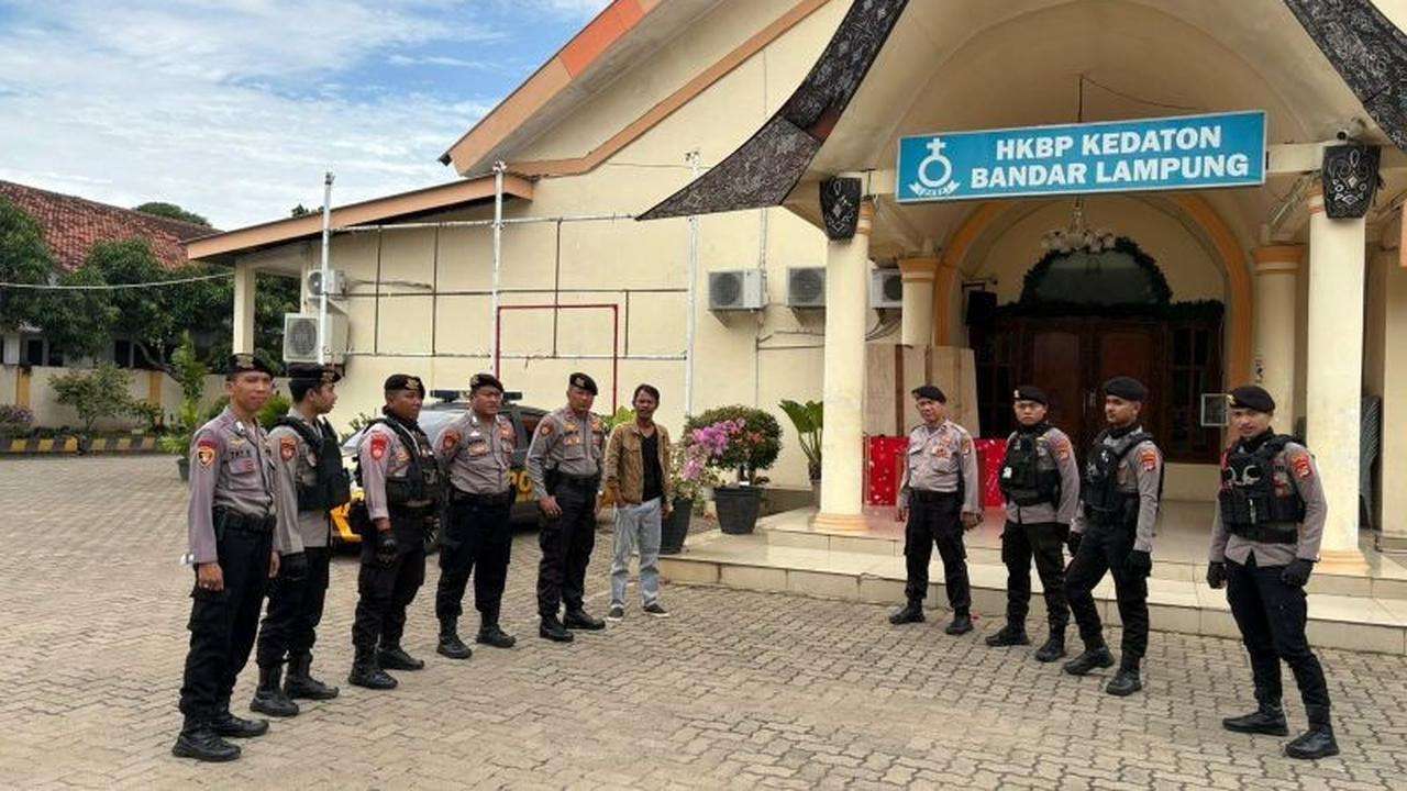 Polresta Bandarlampung Siagakan 302 Personel untuk Pengamanan Paskah 2026