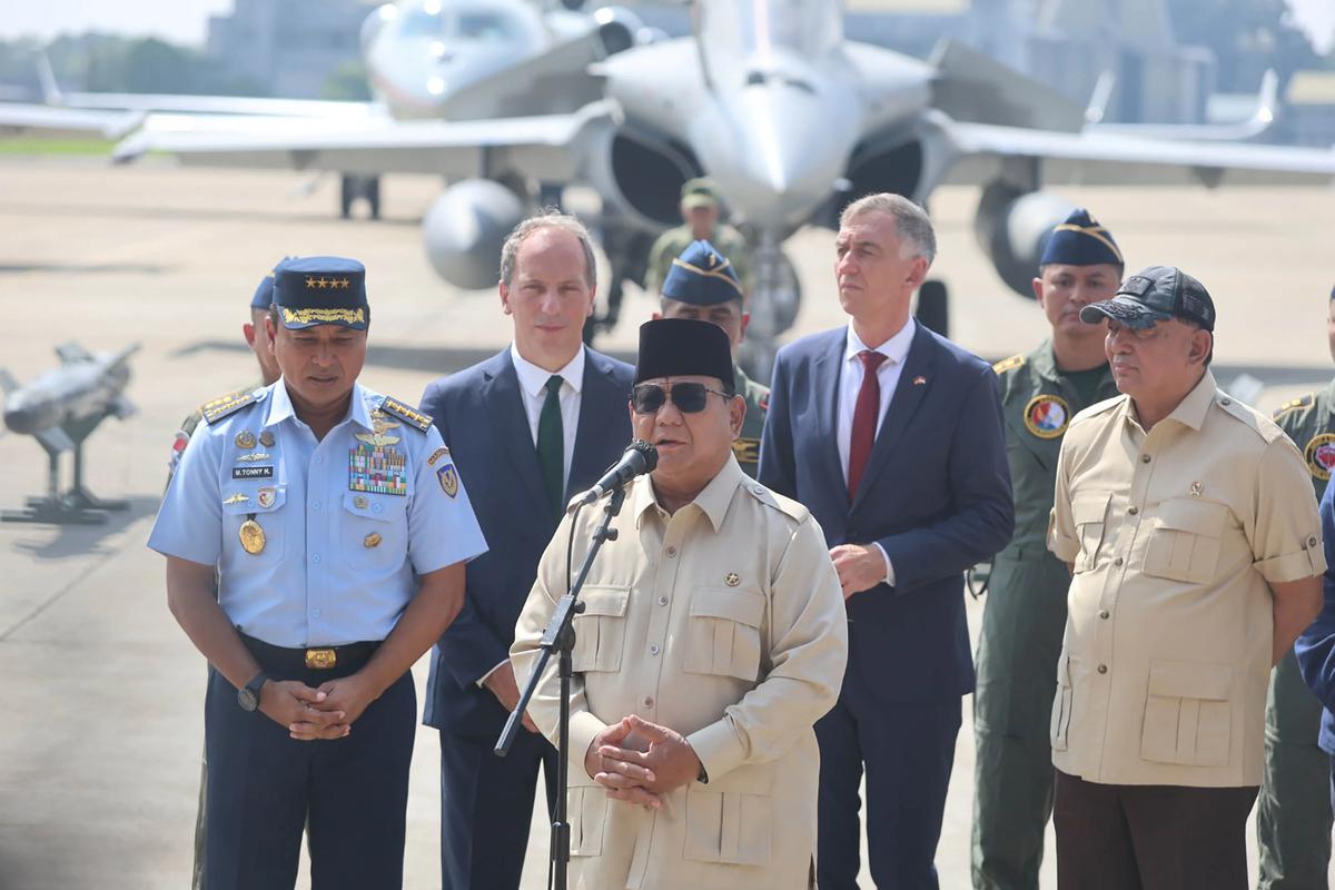 FOTO: Prabowo Serahkan Rafale dan Rudal Meteor untuk Perkuat Pertahanan Udara