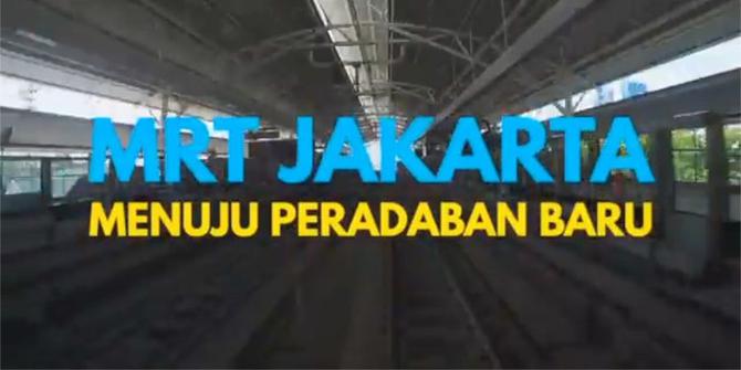 VIDEO: Hore, MRT Jakarta Ditargetkan Beroperasi Maret 2019