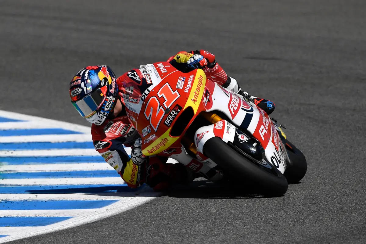 Pembalap Federal Oil Gresini, Fabio Di Giannantonio.
