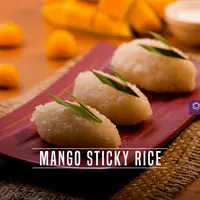 Minuman serba mangga sudah biasa, nih sekarang coba Mango Sticky Rice. Bisa kamu bikin sendiri di rumah. (Foto: Bintang.com/Daniel Kampua, Digital Imaging: Bintang.com/Nurman Abdul hakim)