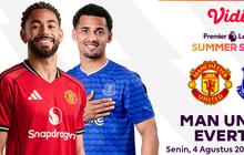 Siaran Langsung Premier League Summer Series: Man United vs Everton di Vidio