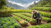 Cara Berkebun di Dataran Tinggi yang Dingin, Anti Gagal dan Cepat Panen