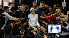 Plt Dirut PLN (Persero) Sripeni Inten Cahyani memberi keterangan usai bertemu Komisi VII DPR di Kompleks Parlemen, Senayan, Jakarta, Selasa (6/8/2019). Menurut Sripeni, DPR meminta penjelasan mengenai pemadaman listrik massal di wilayah Jabodetabek, Banten, dan Jawa Barat. (Liputan6.com/JohanTallo)