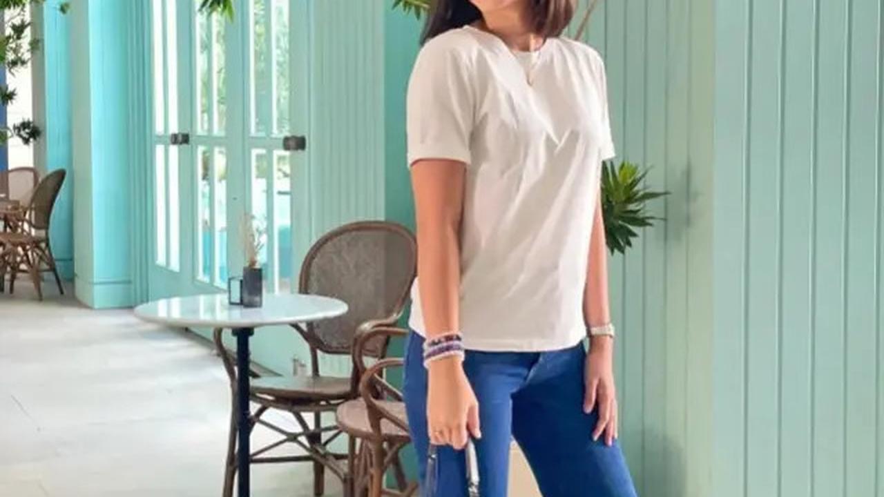 Potret Samanta Elsener Adik Darius Sinathrya dengan Busana Putih, Curi Perhatian