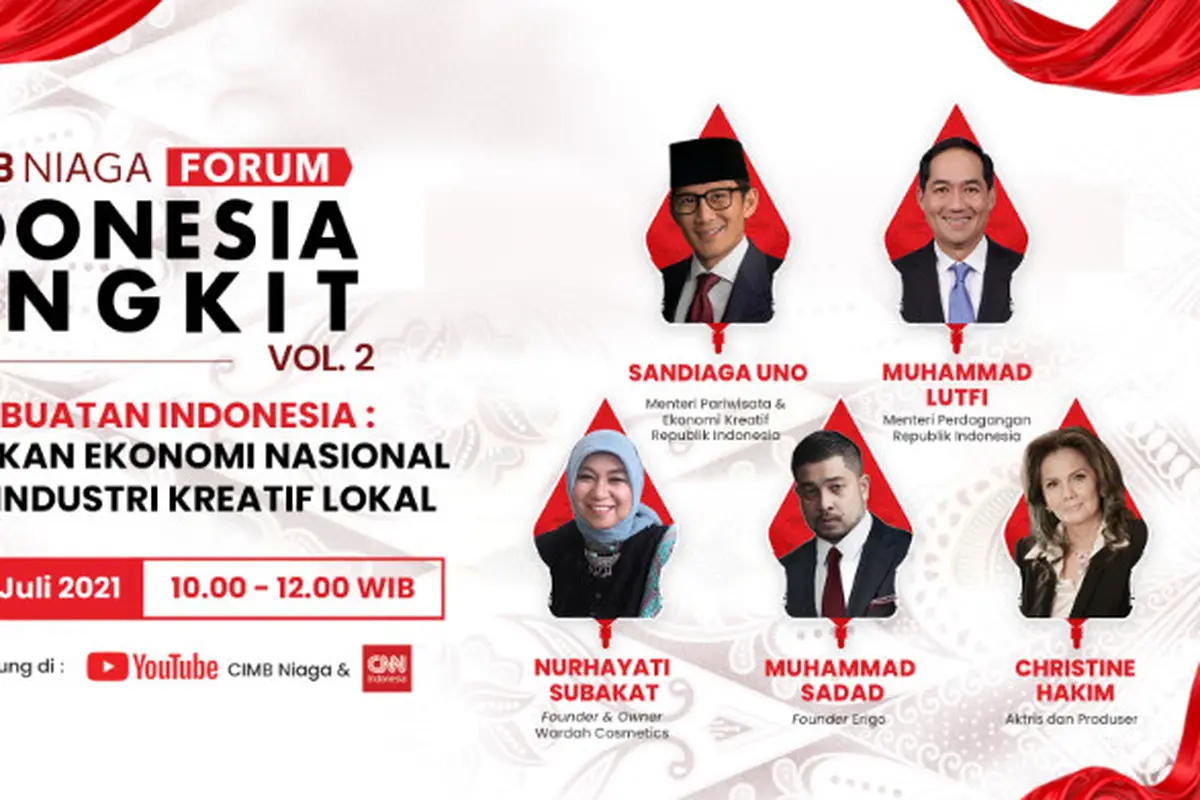 CIMB Niaga akan menggelar Webinar Forum Indonesia Bangkit Vol. 2,