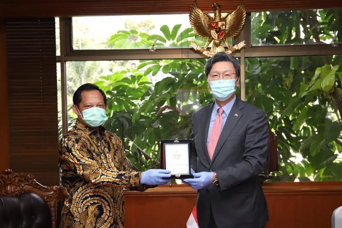 Belajar dari Pemilu Korsel di Tengah Pandemi, Mendagri Bertemu Dubes Korsel