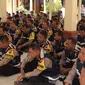 Kapolres Pemalang peringatakan agar Bhabinkamtibmas netral jelang Pemilu 2024. (Foto: Liputan6.com/Humas Polres Pemalang)