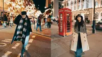 Potret Febby Rastanty Padu Padankan Long Coat Saat Berlibur ke Luar Negeri, Stylish dan Elegan