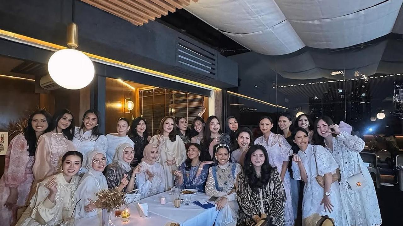 4 Potret Bunga Jelitha Buka Puasa Bareng Alumni Puteri Indonesia, Jalin Persahabatan Erat Selama 10 Tahun