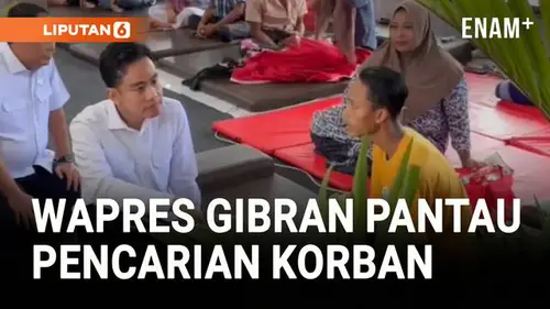 VIDEO: Wapres Gibran Tinjau Langsung Posko SAR KMP Tunu Pratama Jaya