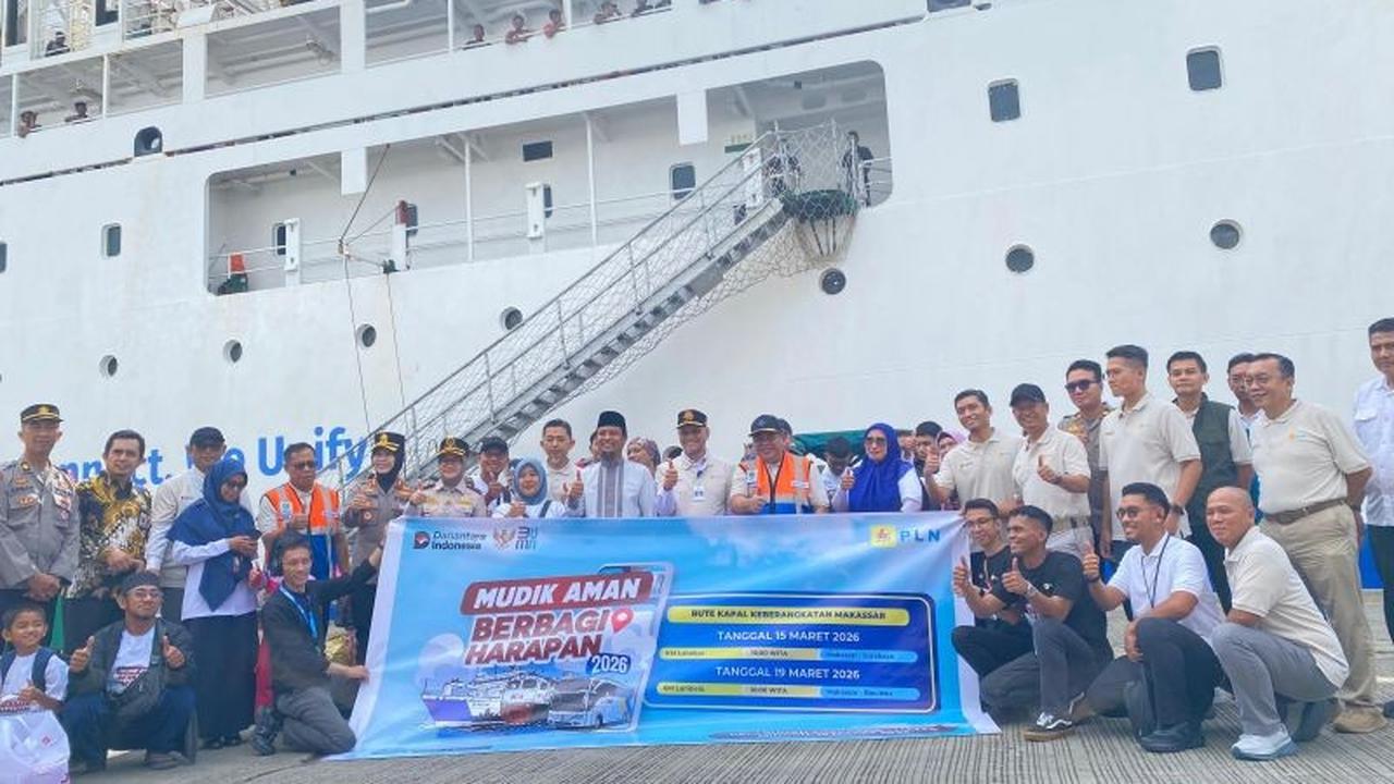 PLN Berangkatkan Ratusan Pemudik Gratis dari Makassar, Wujudkan Mudik Aman Berbagi Harapan 2026