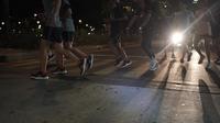 Para pelari Adidas Runners menguji sepatu lari baru. (dok. Adidas Indonesia/Dinny Mutiah)