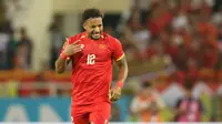 Nguyen Xuan Son selebrasi usai memborong dua gol kemenangan Vietnam pada laga leg kedua semifinal Piala AFF 2026 melawan Malaysia di Stadion My Dinh, Hanoi, Rabu (19-8-2026). Vietnam menang 2-0 (Dok. vff.org.vn)