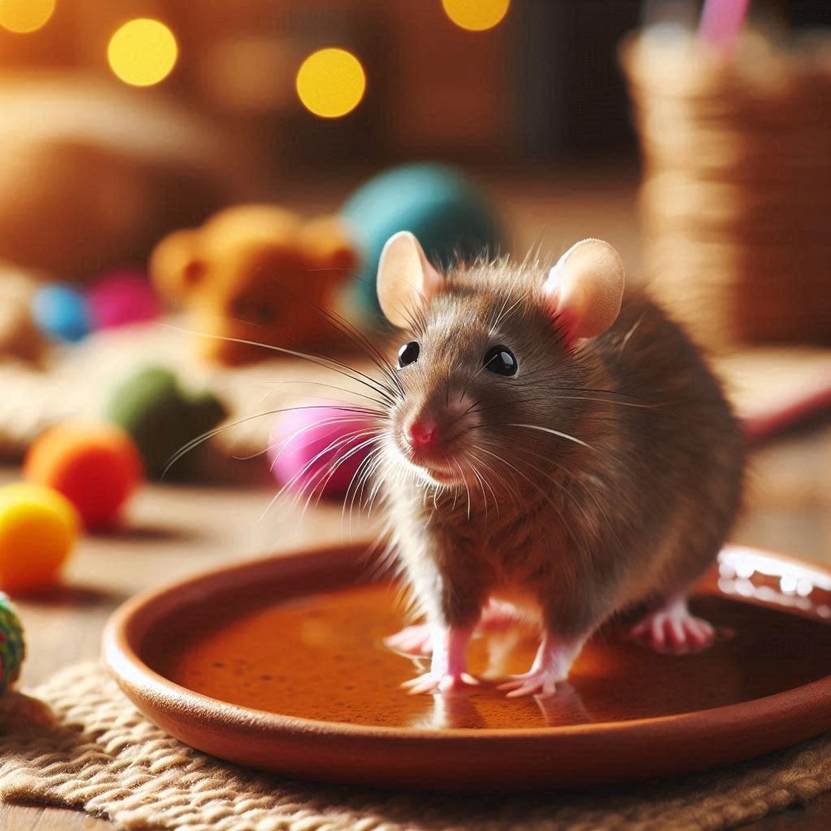 Ilustrasi Tikus di Rumah