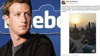 Mark Zuckerberg , CEO Facebook, yang hari ini membuat heboh dengan mengupload fotonya yang sedang duduk menanti Sunrise di Candi Borobudur