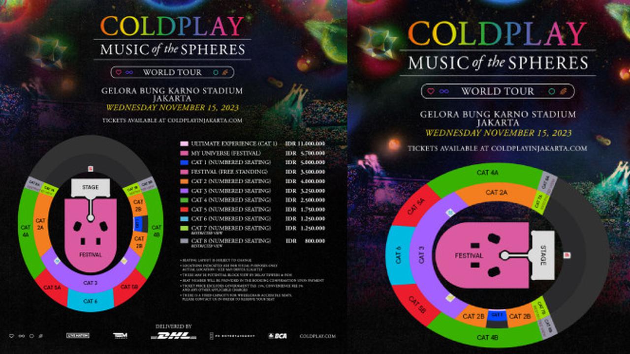 Segini Kira-Kira Harga Tiket Konser Coldplay di Jakarta Ketika Sudah ...