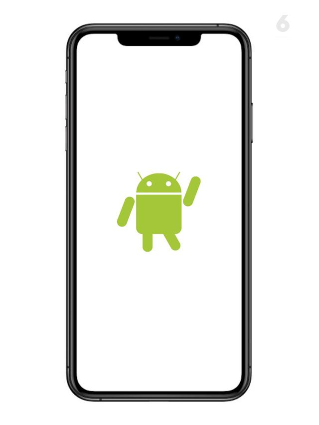 Ilustrasi Smartphone Android.