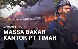 Massa Bakar Kantor PT Timah
